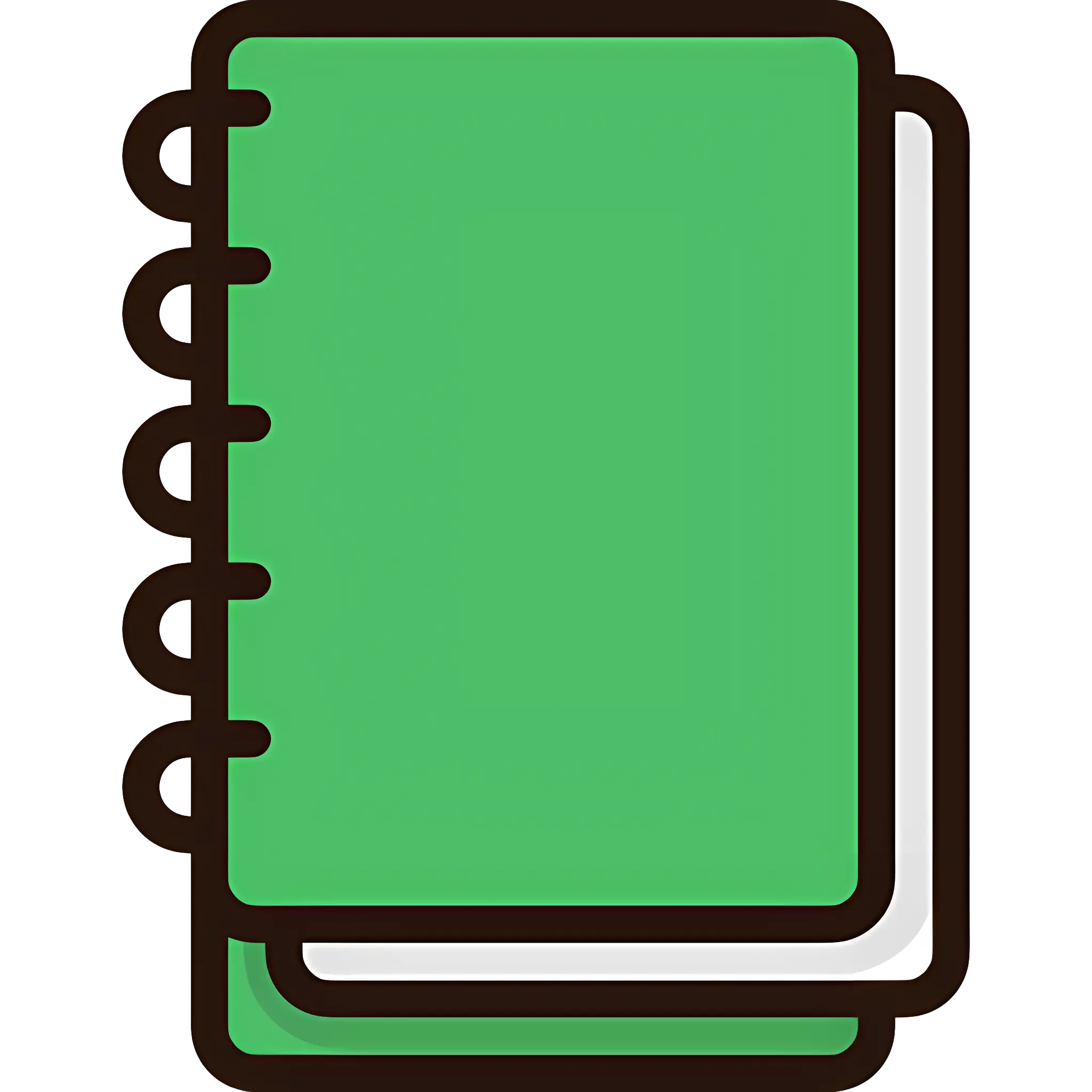 Green Spiral Notebook