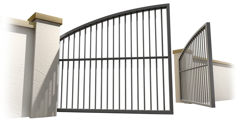 Black Metal Gate for Property Entrance