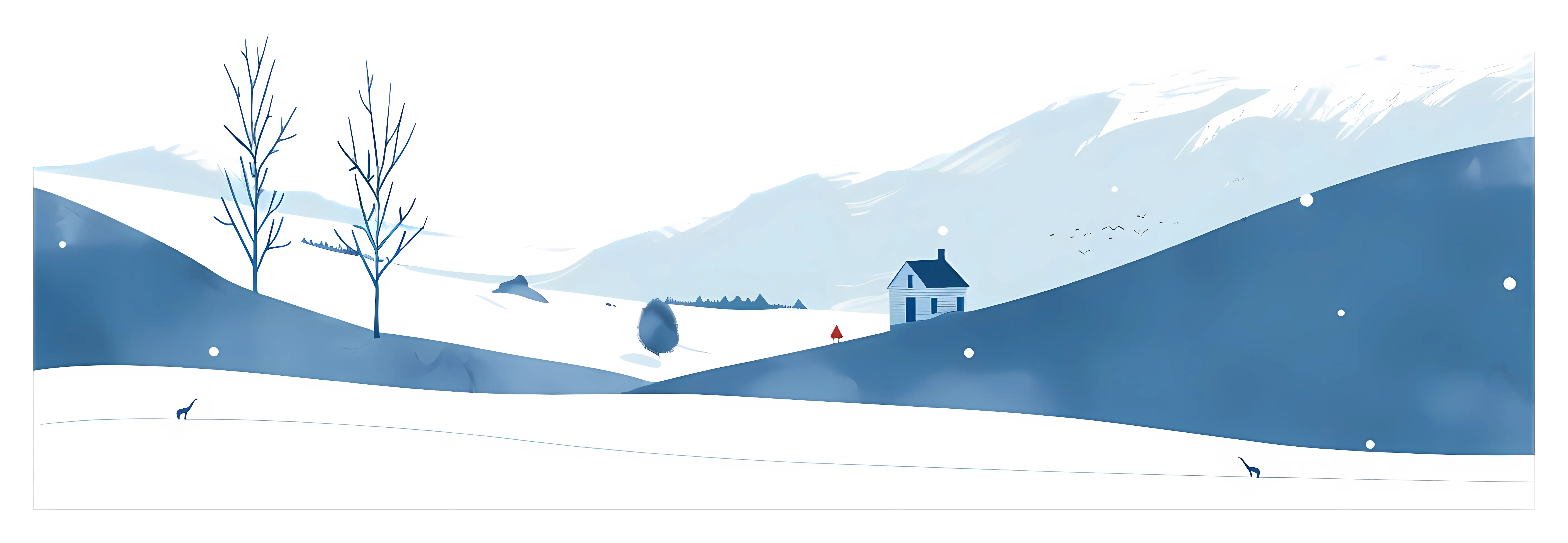 Serene Winter Landscape