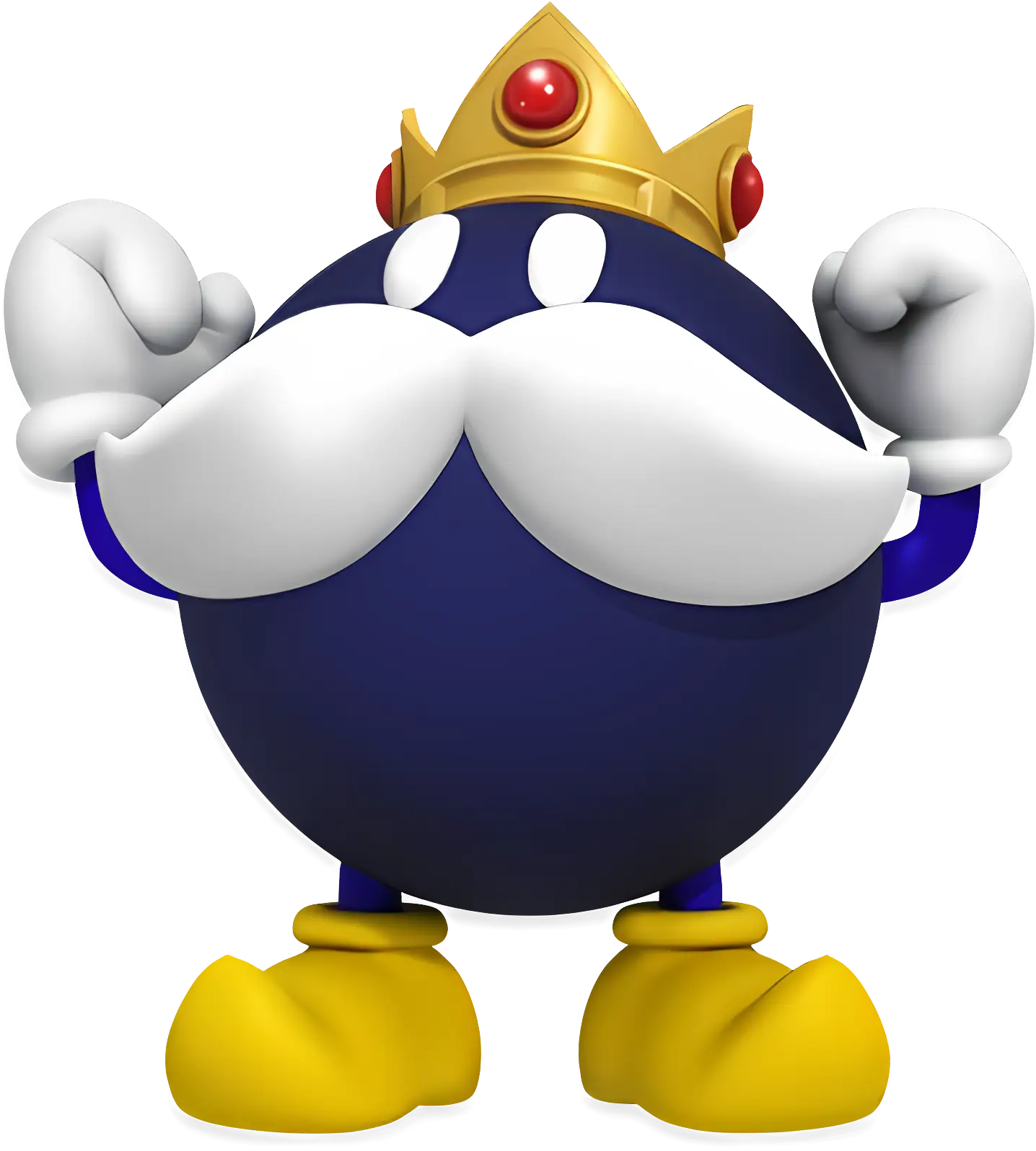 Cartoon King with Crown