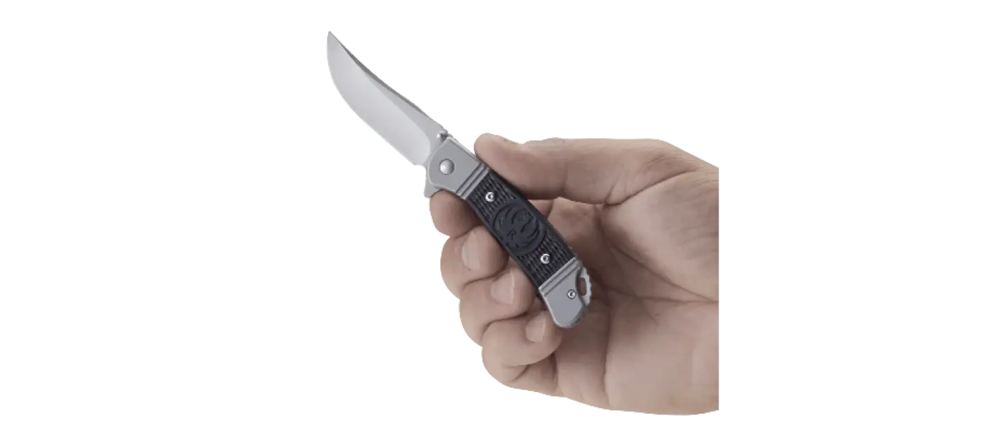 Hand Holding a Pocket Knife