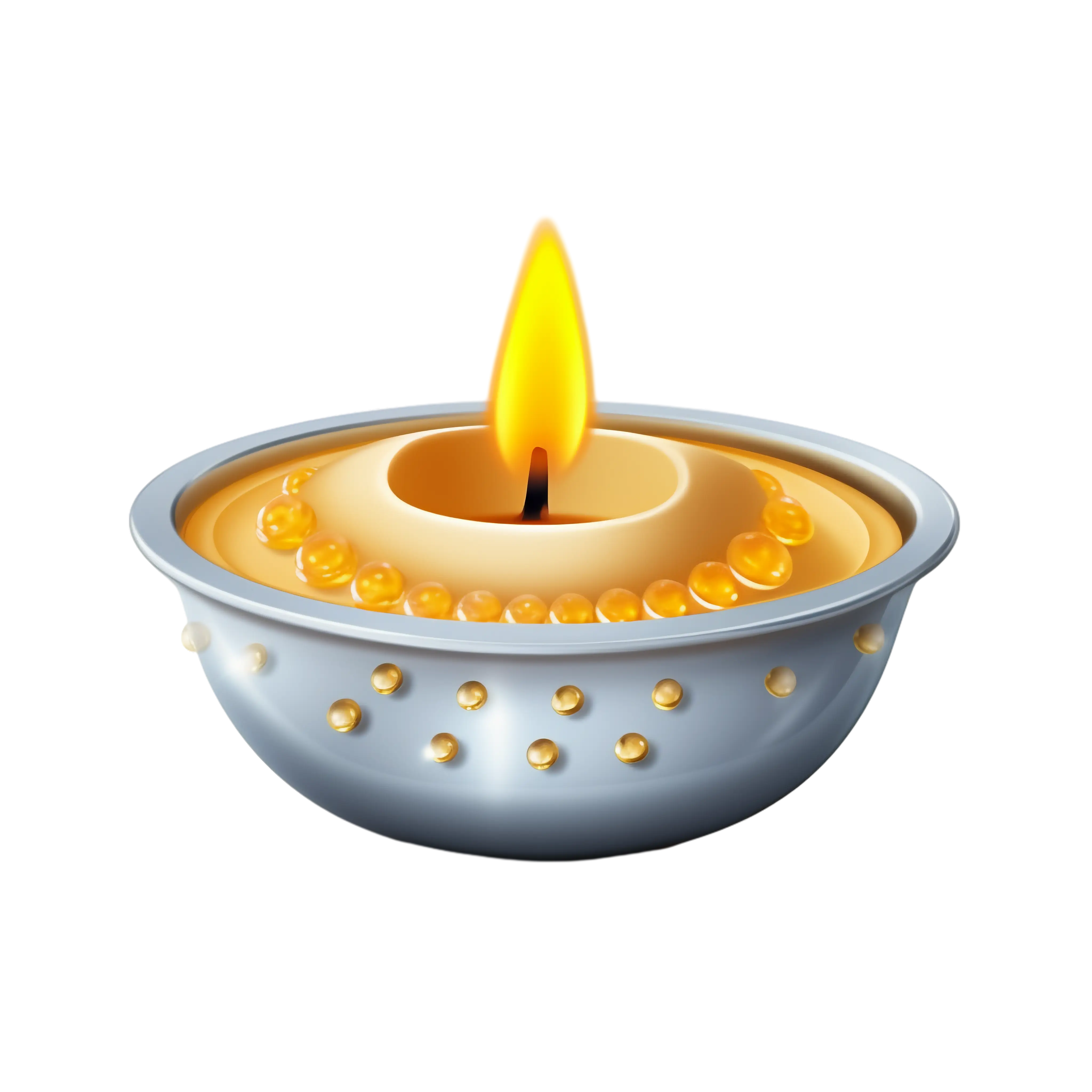 Decorative Candle Lamp with Flame