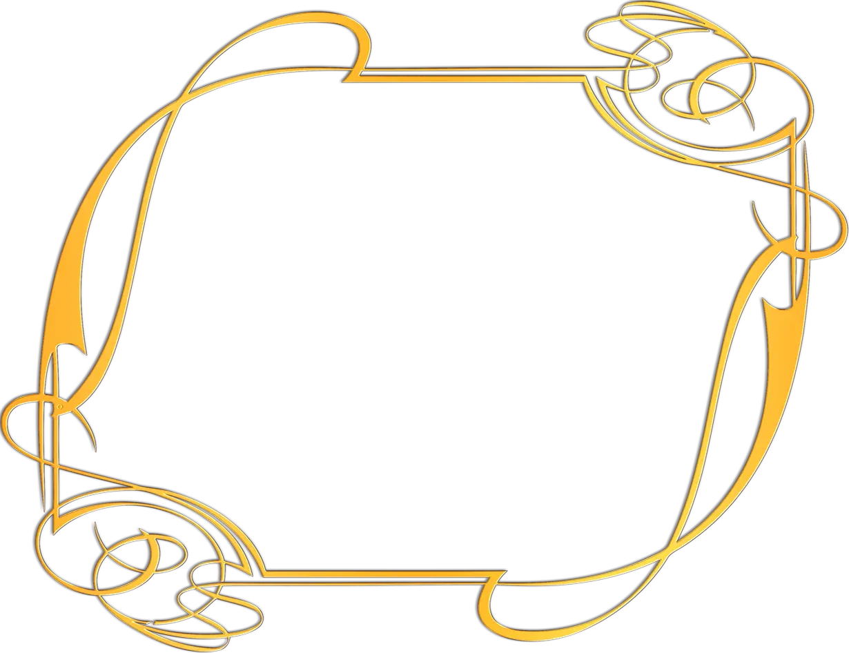 Gold Ornate Frame Design