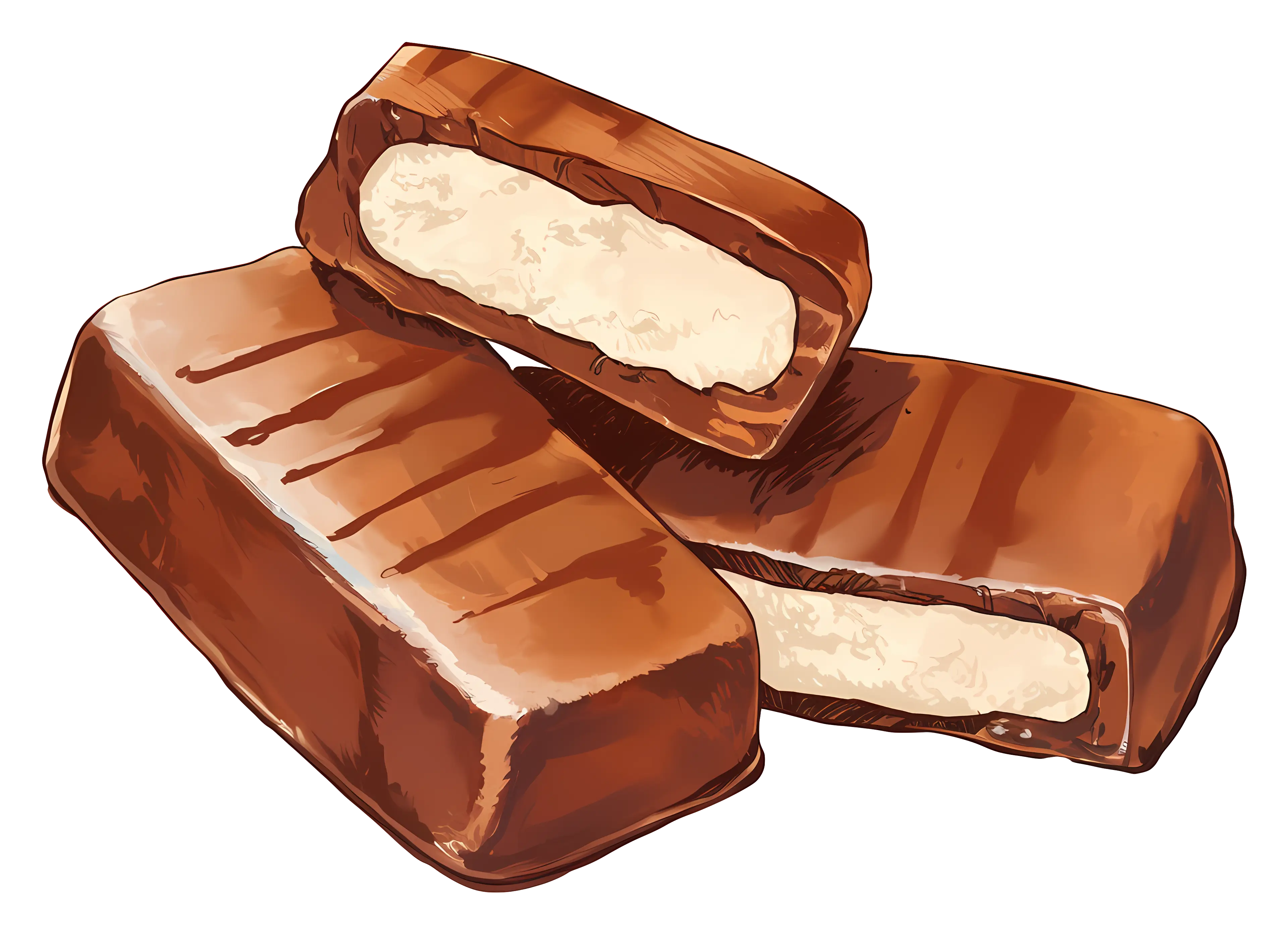 Chocolate Bars with Cream Filling
