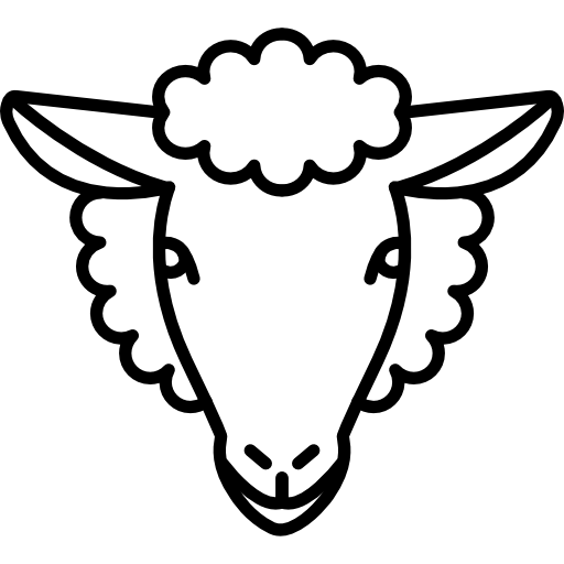 Outline of Sheep Head