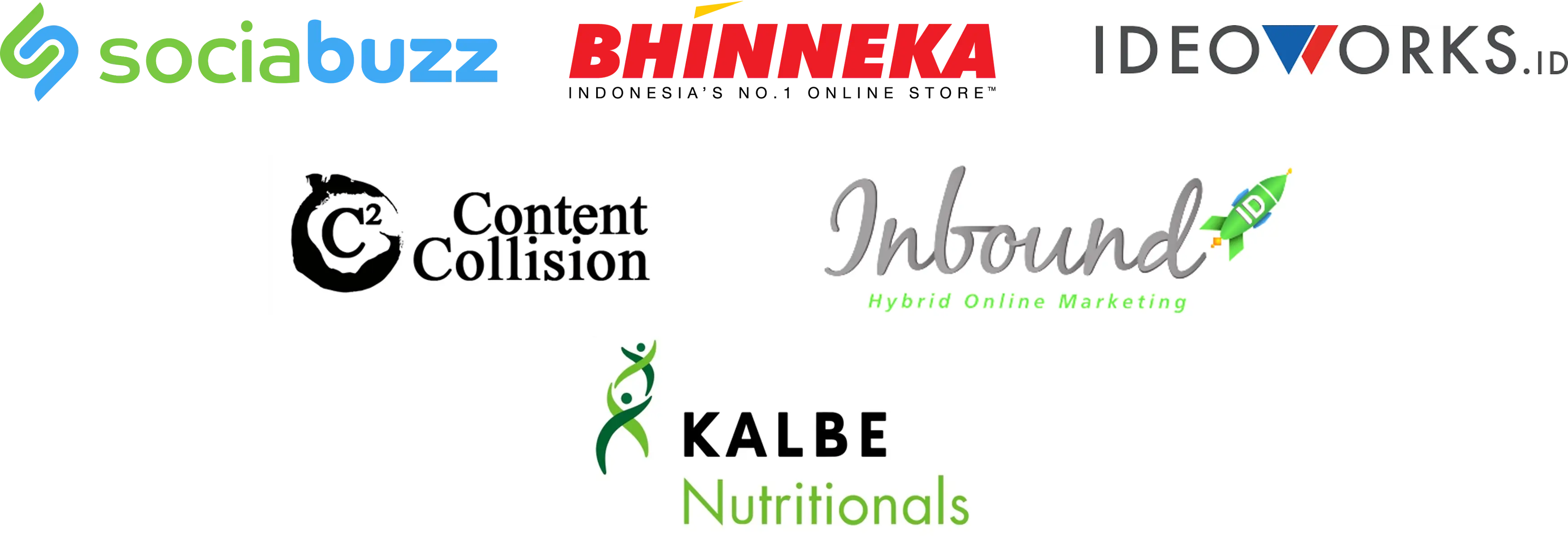 Assorted company logos