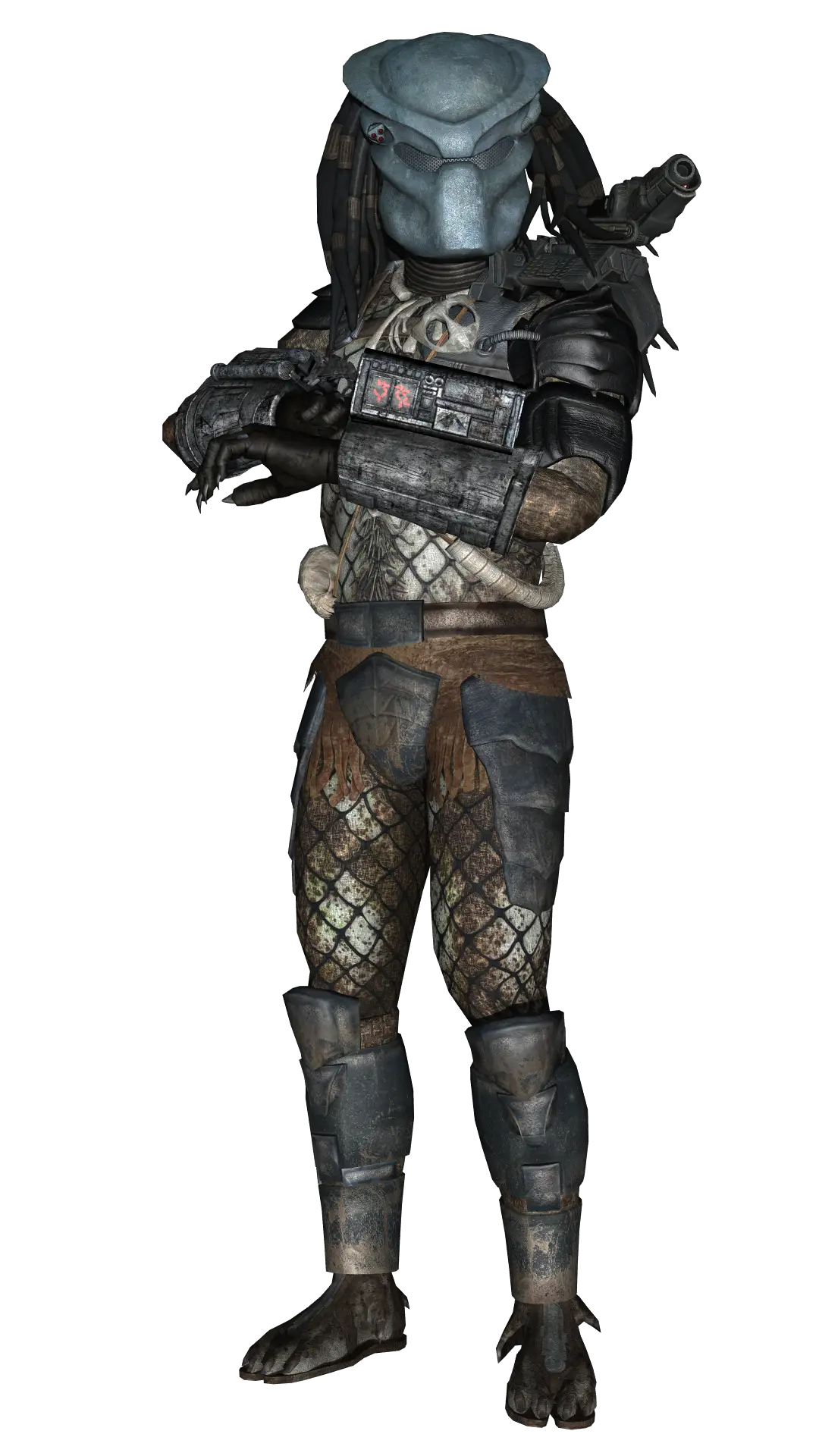 Predator Alien Character in Armor