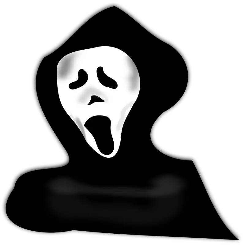 Horror Scream Mask Graphic Illustration