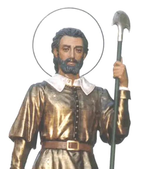 Religious Saint Statue with Halo
