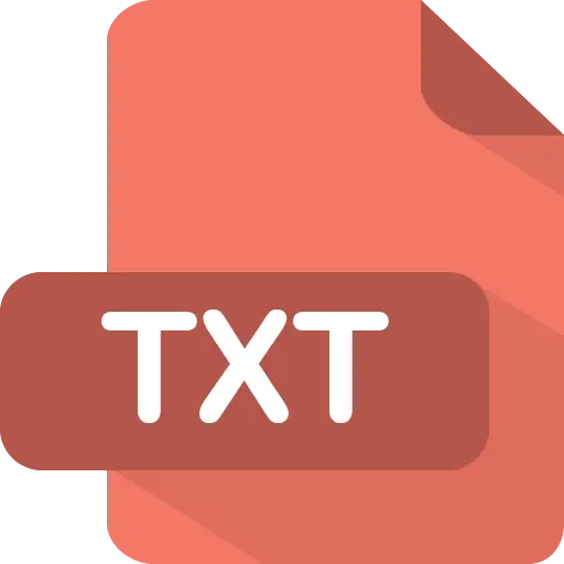 Flat Text File Icon