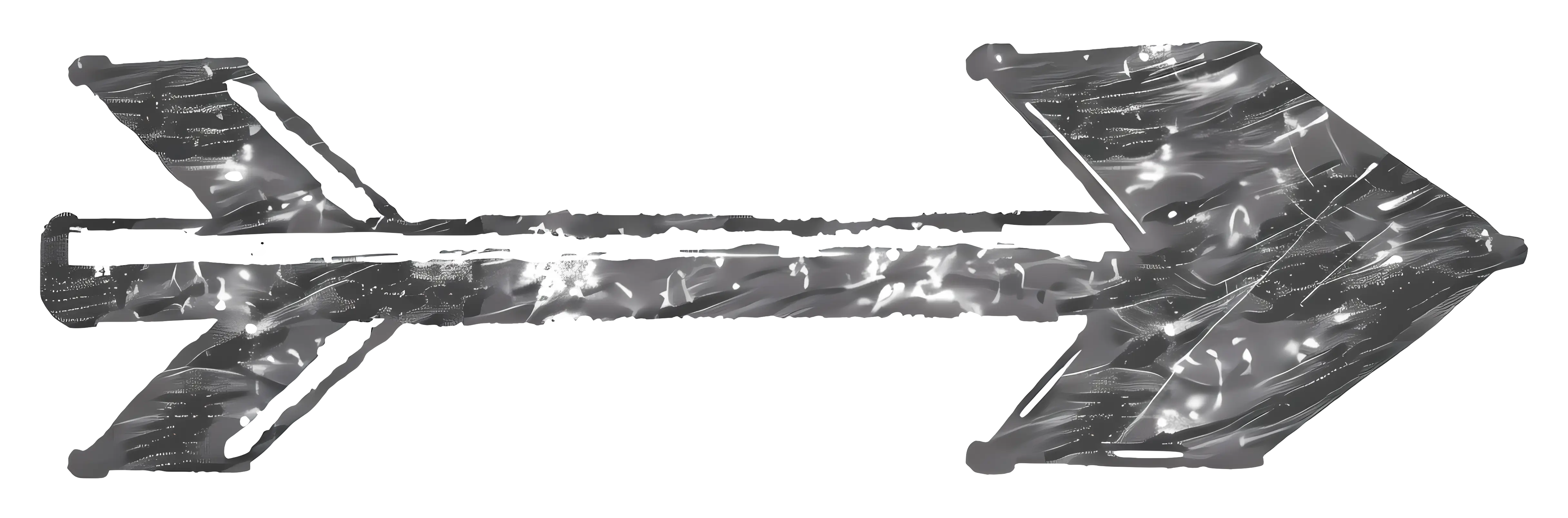 Grunge Arrow with Artistic Design