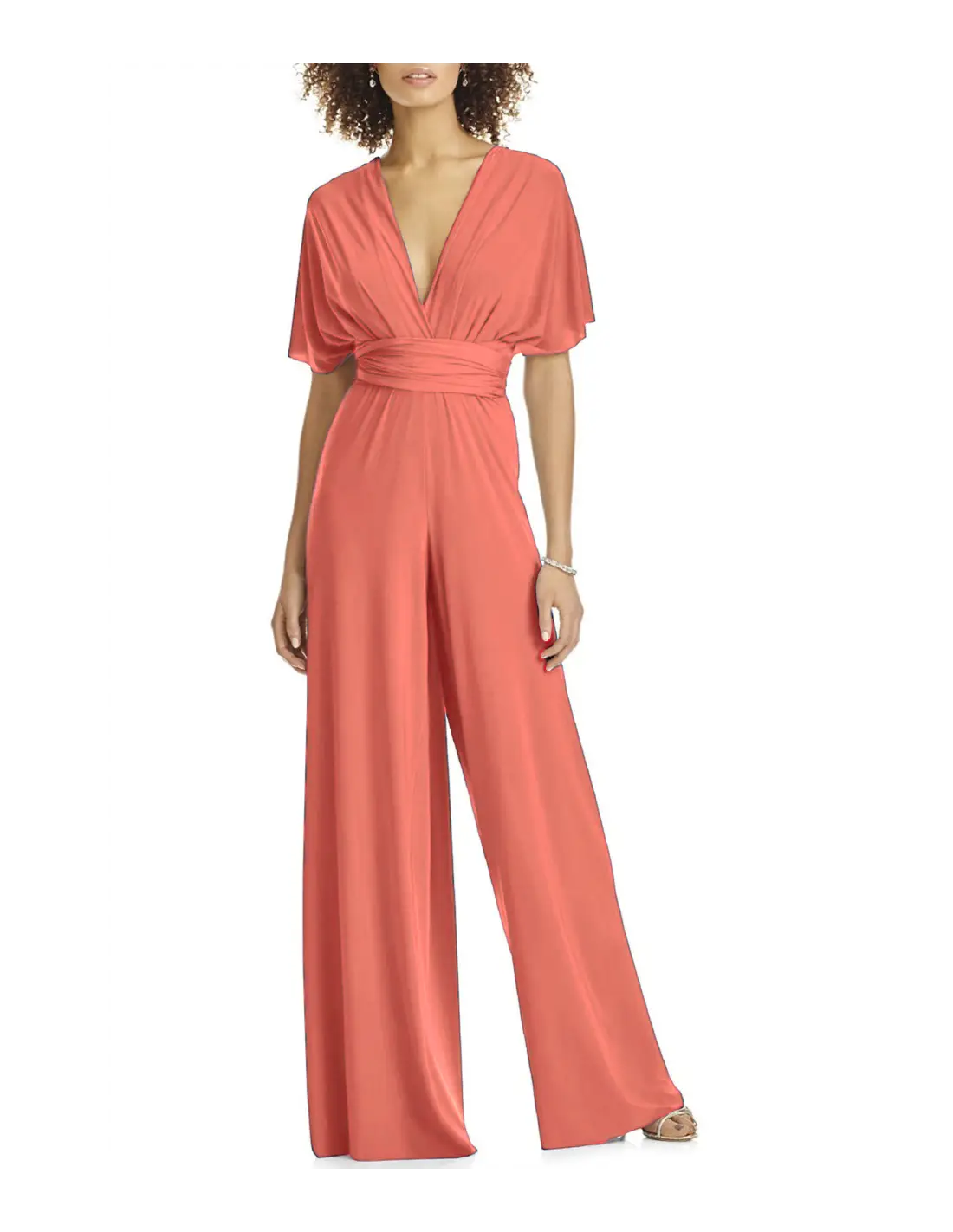 Elegant Red Women&#039;s Jumpsuit
