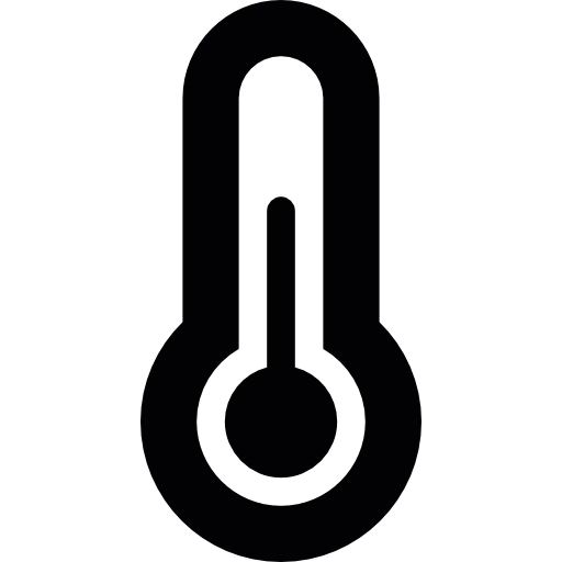 Thermometer Icon for Temperature Measurement