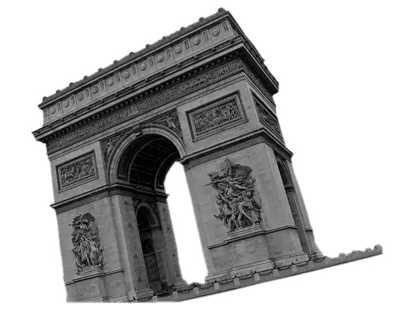 Iconic Arc de Triomphe Landmark in Paris