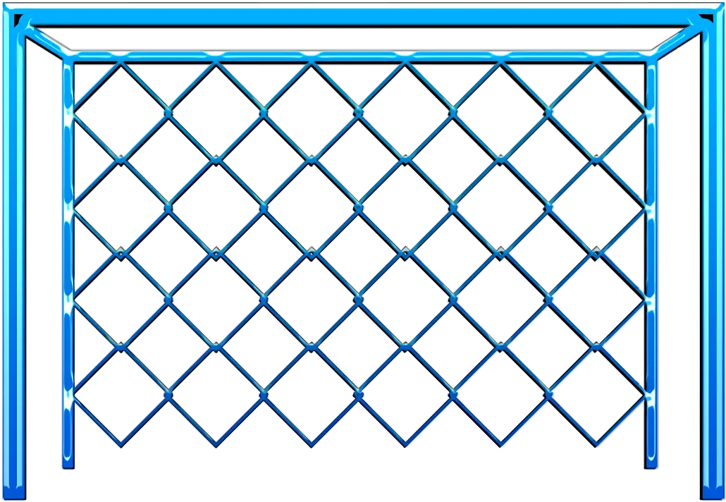 Blue Goal Post for Soccer