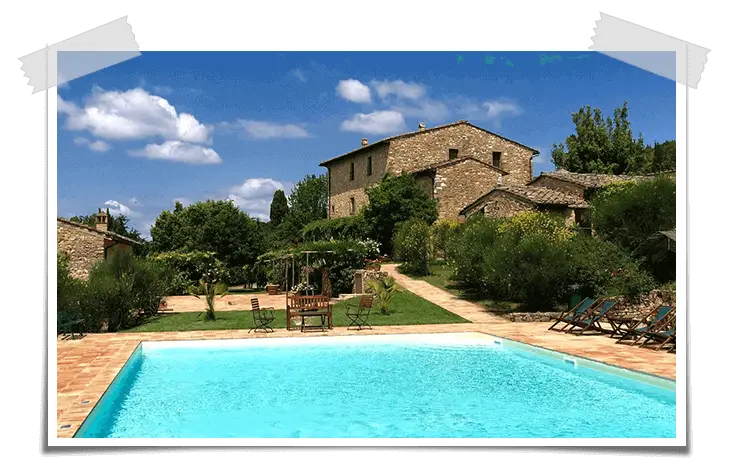 Outdoor Swimming Pool with House
