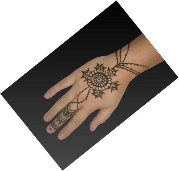 Henna Design on Hand