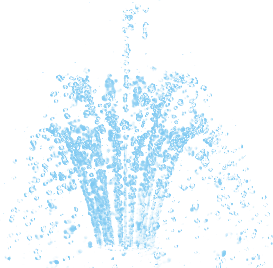 Blue Water Splash Illustration