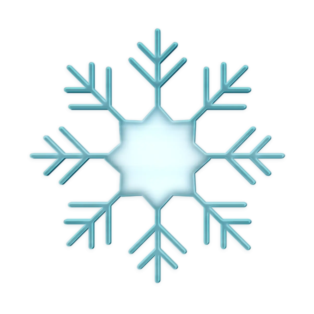Blue Snowflake Illustration