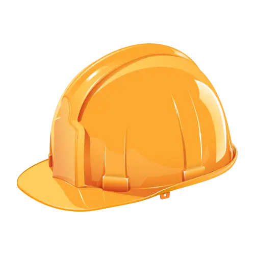 Yellow Hard Hat for Construction Safety