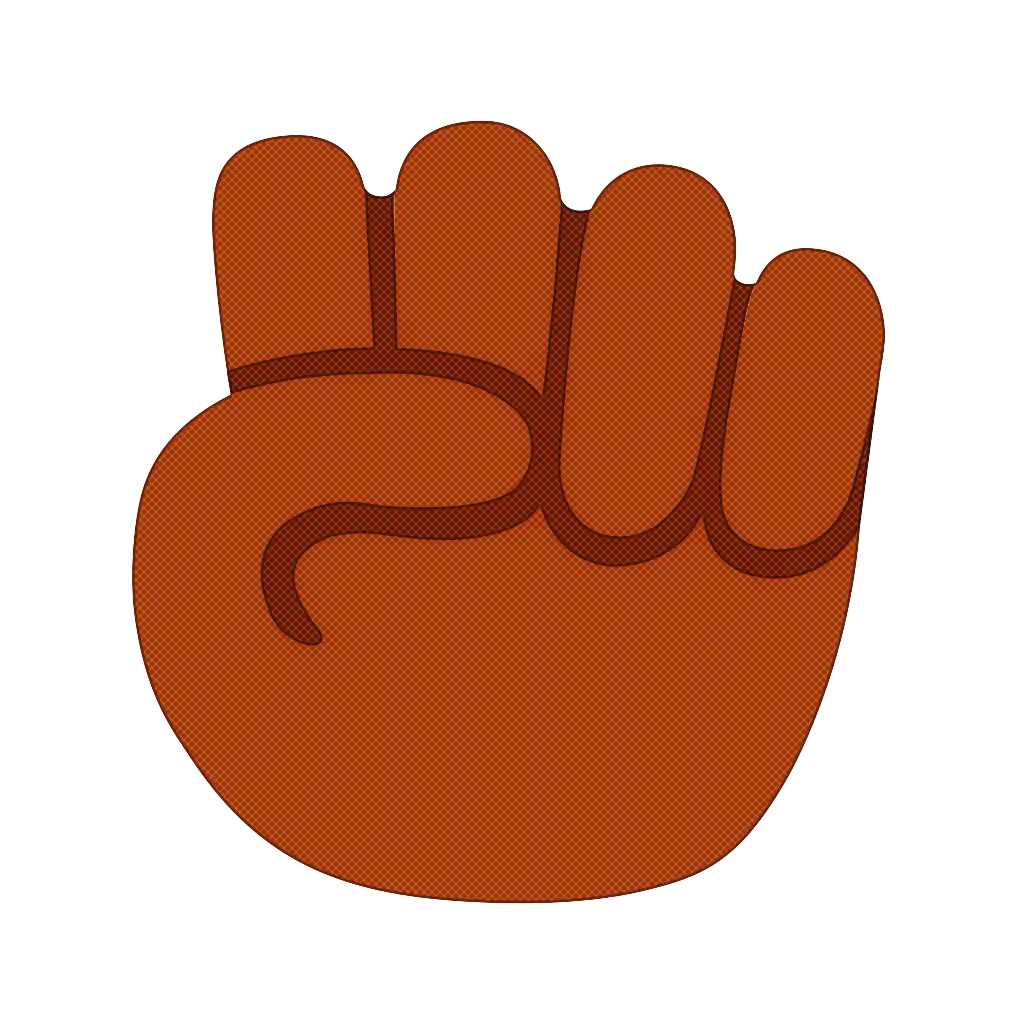 Brown Fist Emoji Symbol