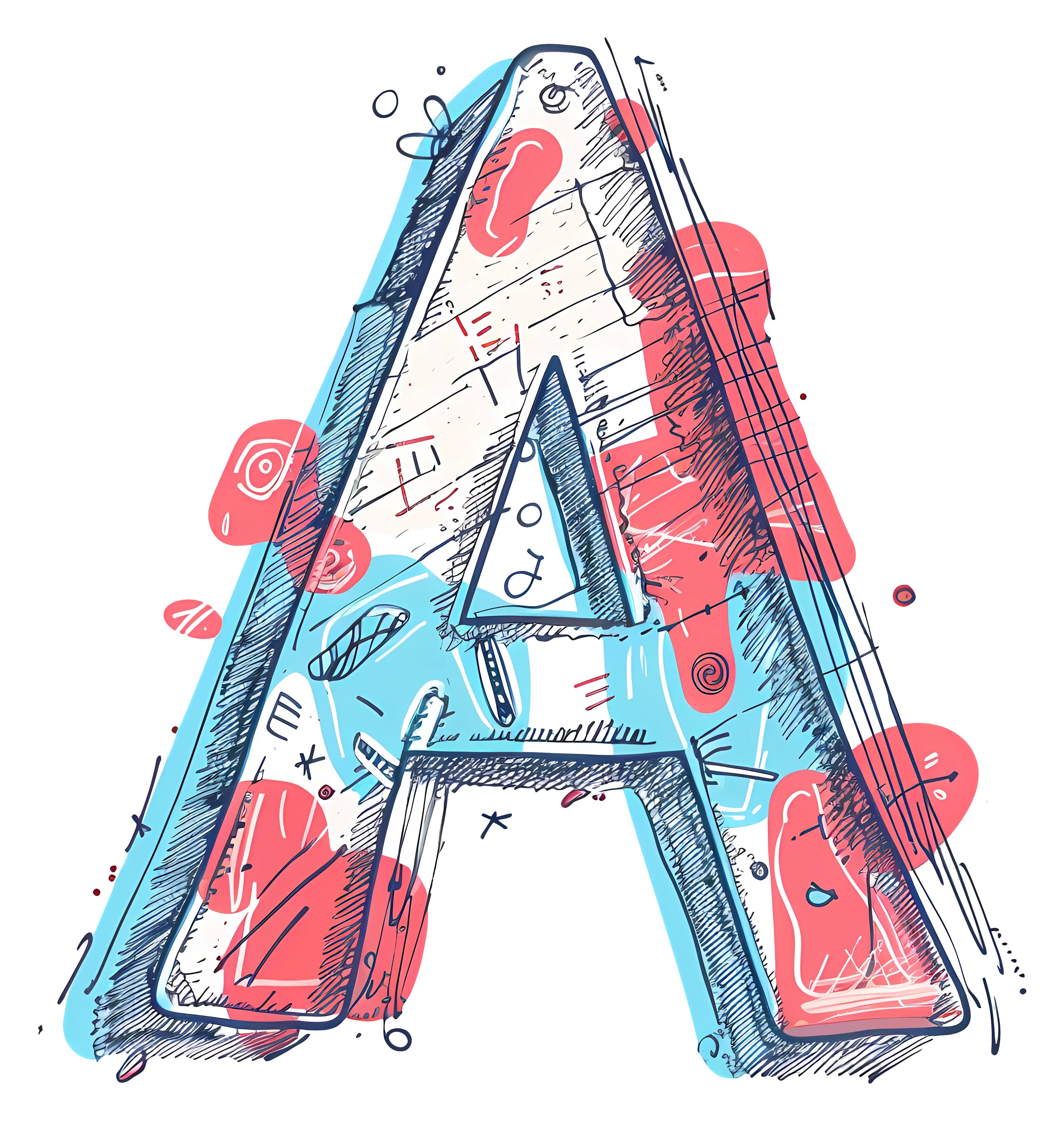 Artistic Letter A Design