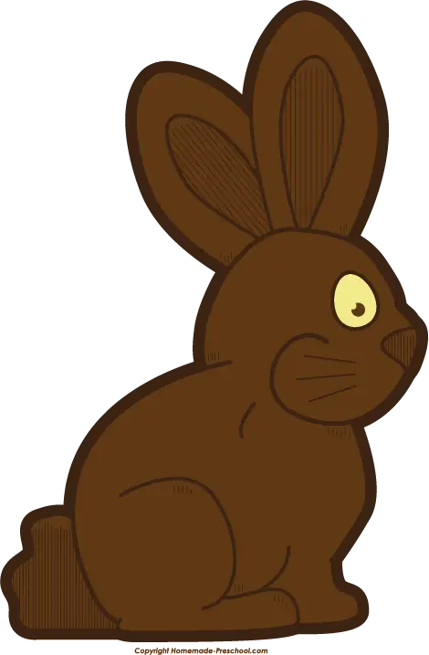 Brown Rabbit Cartoon Illustration