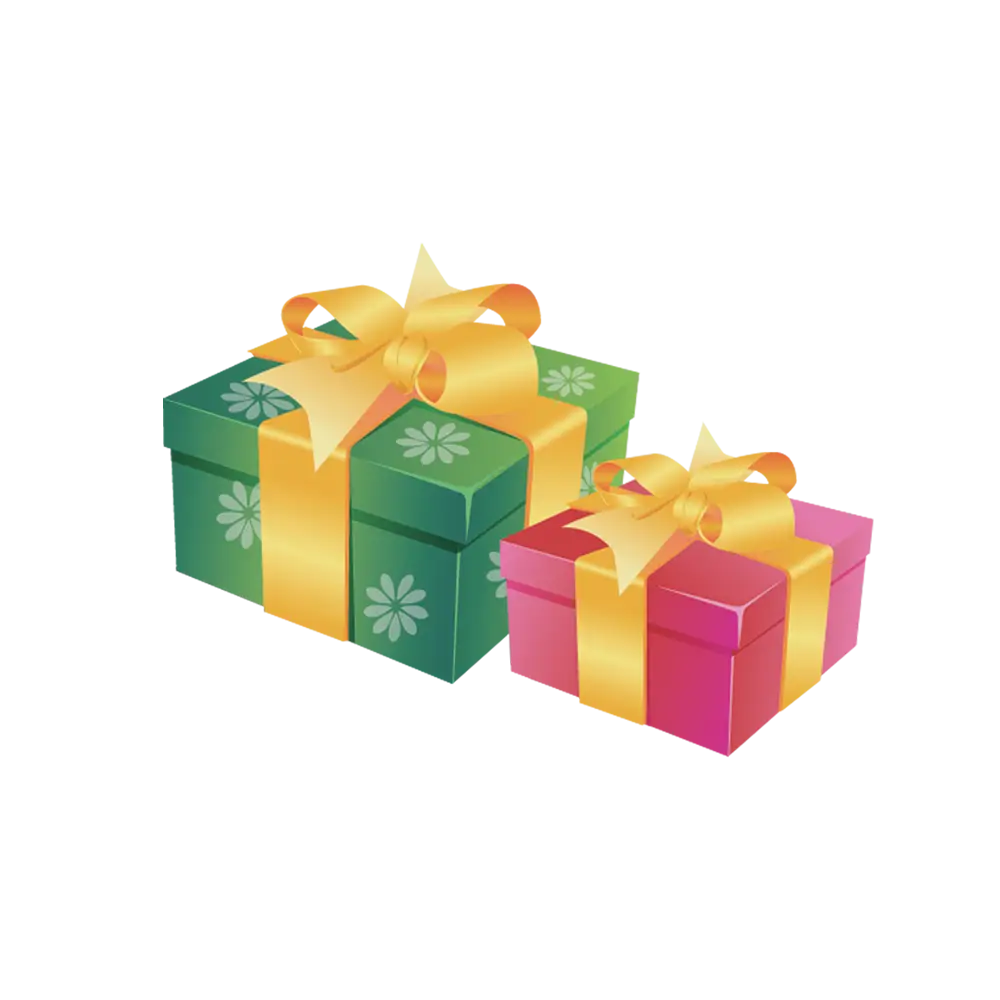 Decorative Gift Boxes with Ribbons
