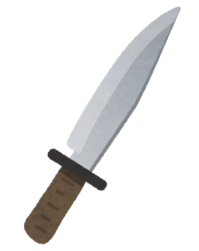 Knife with Wooden Handle Icon