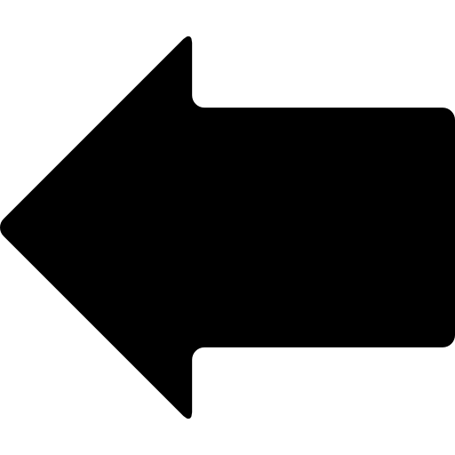 Straight Left Arrow Symbol