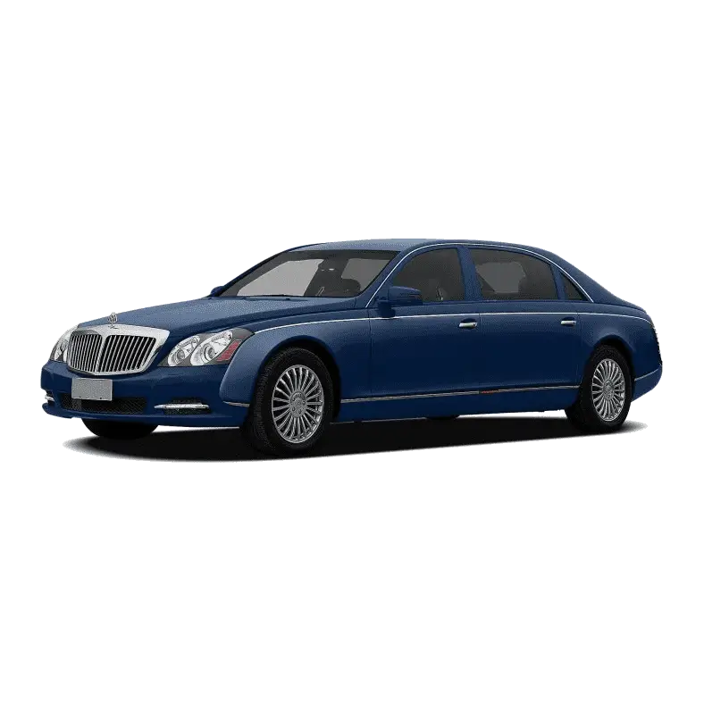 Blue Luxury Sedan Car