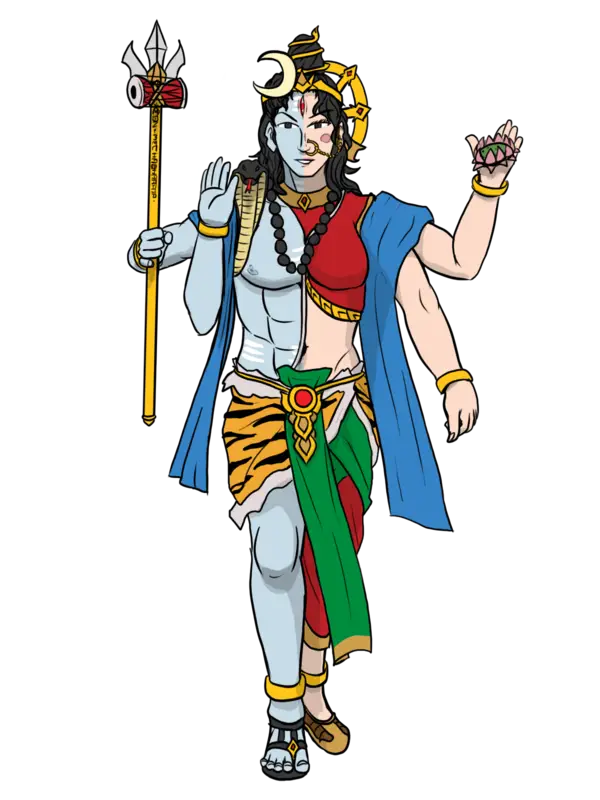 Mythological Figure Illustration