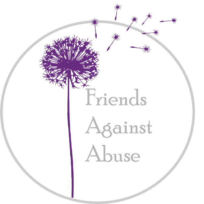 Friends Against Abuse Symbol with Dandelion