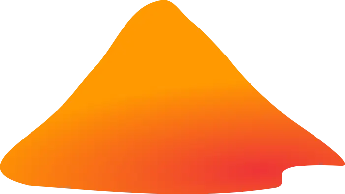 Orange Gradient Abstract Shape
