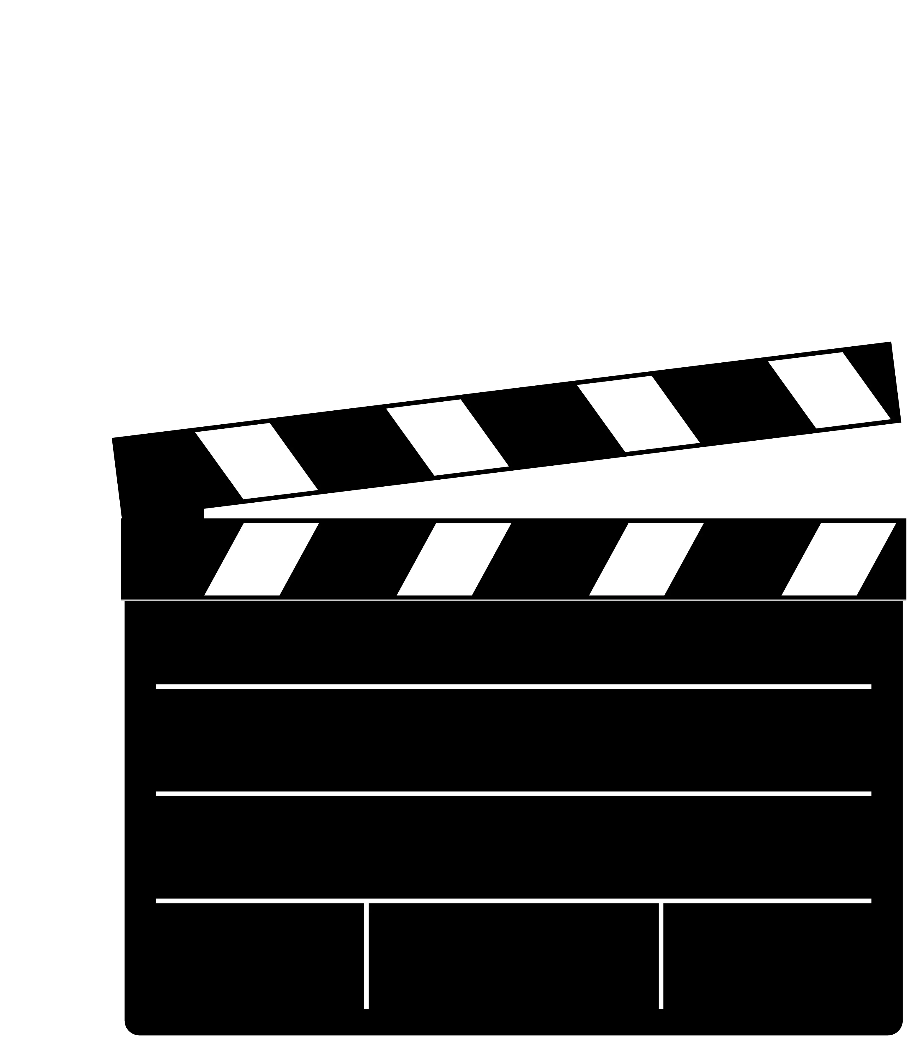 Classic Clapperboard for Filmmaking