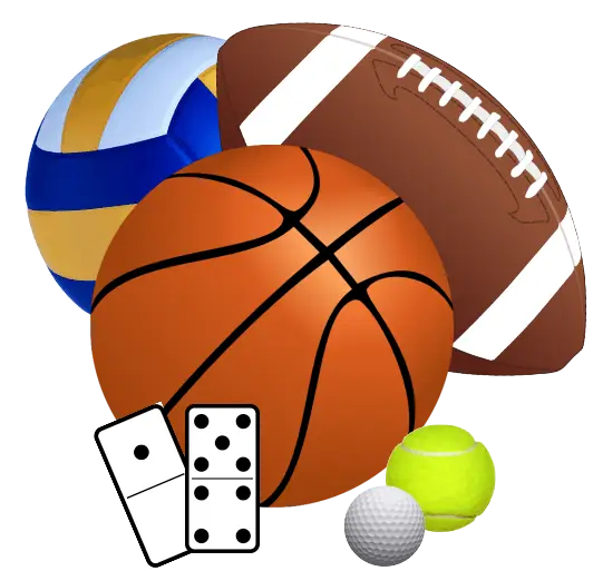 Collection of Sports Equipment and Games