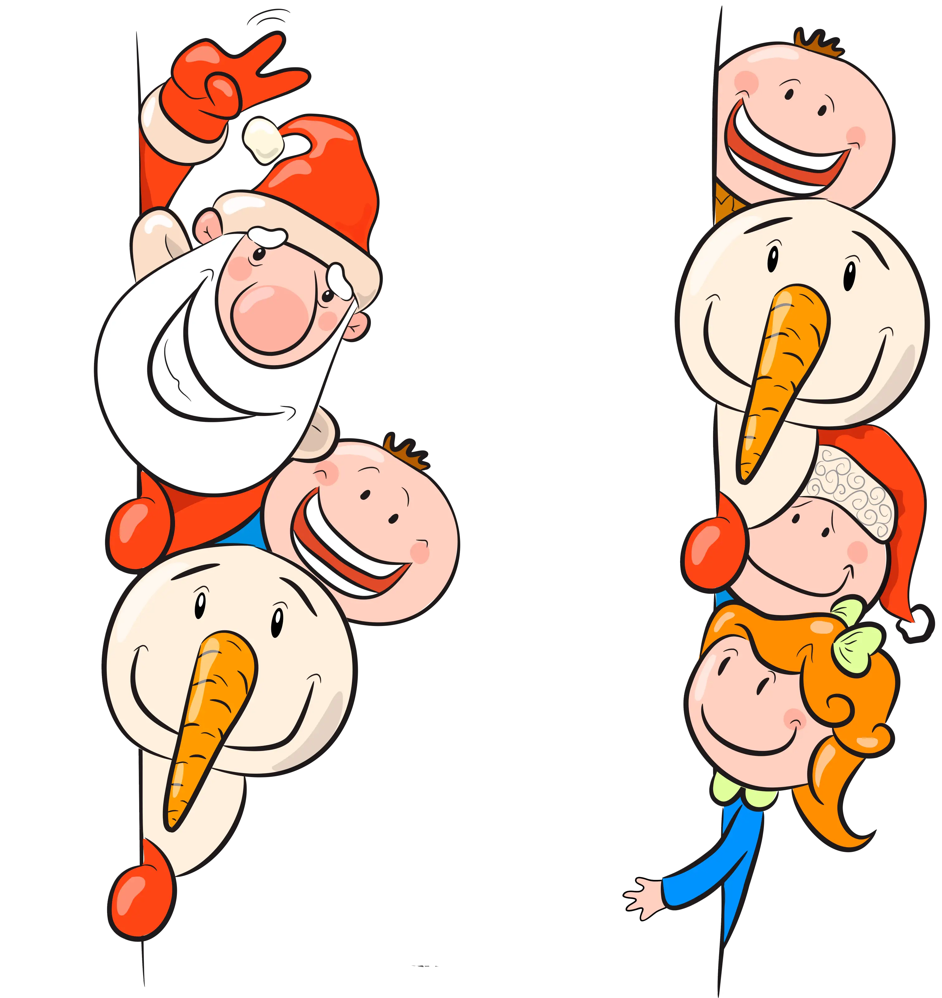 Santa and Snowmen Holiday Fun