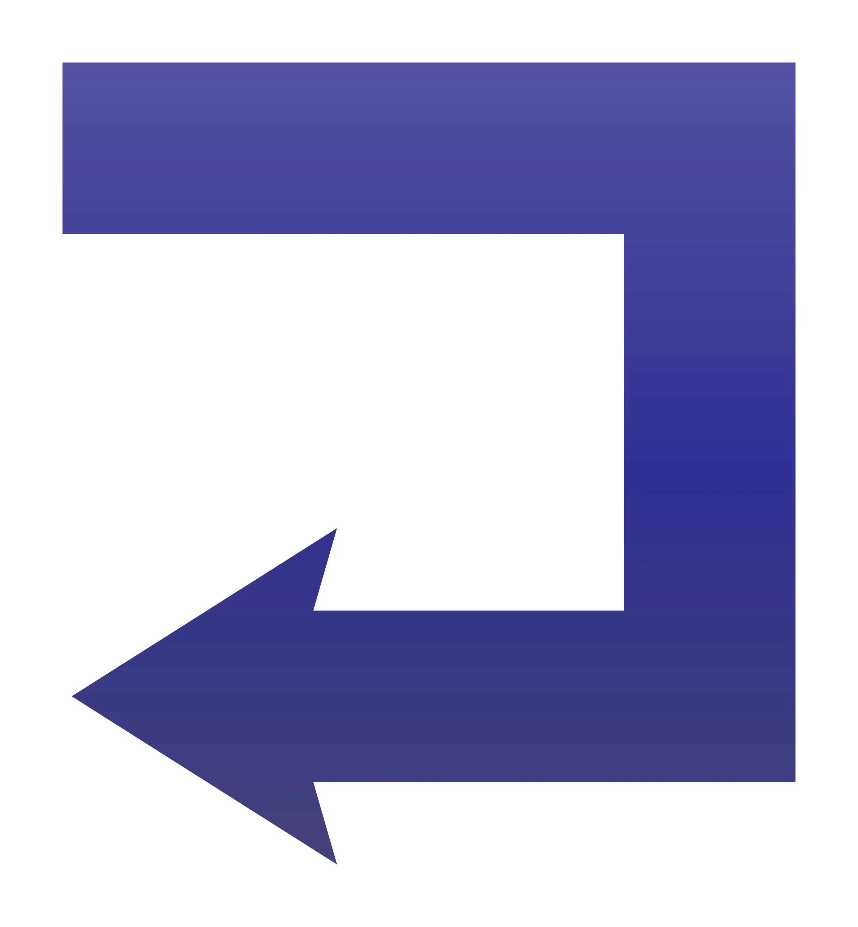 Blue Left Arrow