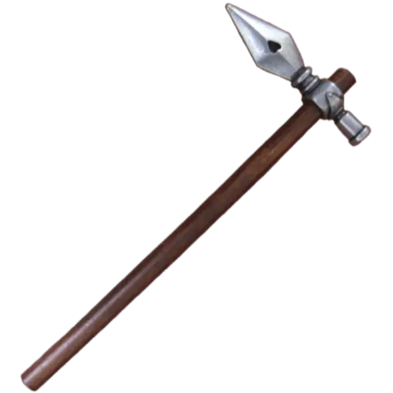Medieval War Hammer with Intricate Design