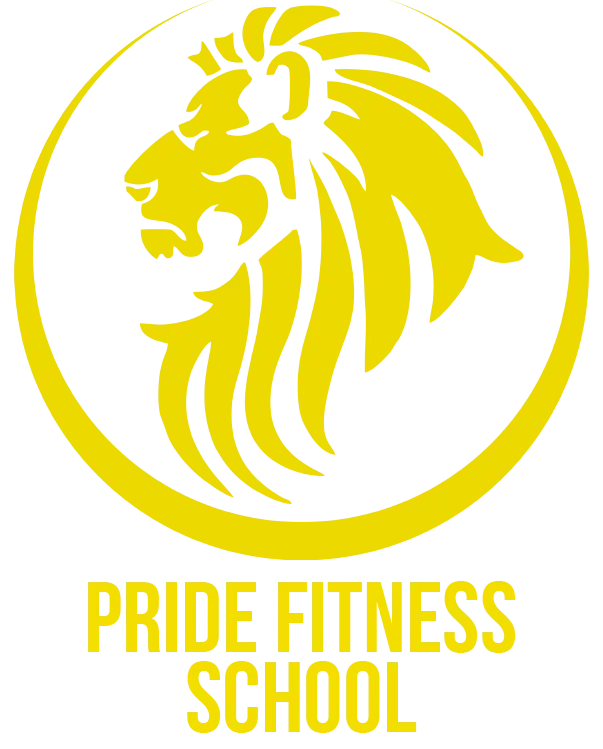 Yellow Lion Logo for Fitness School