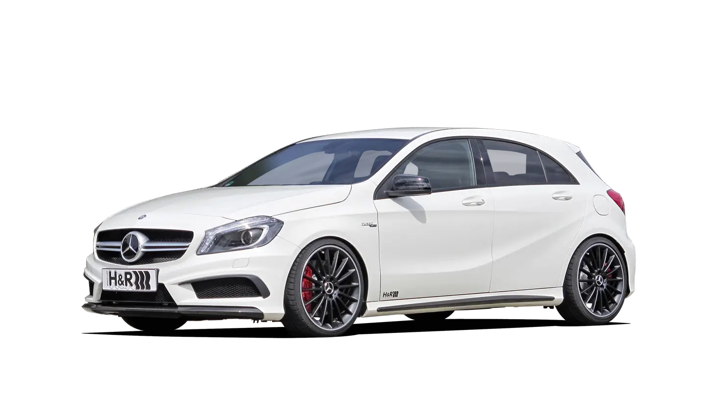 Modern White Car on Display