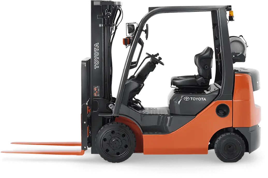 Warehouse Forklift Vehicle Illustration