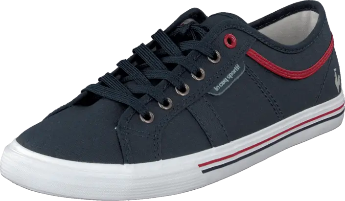Black Canvas Sneaker with White Sole