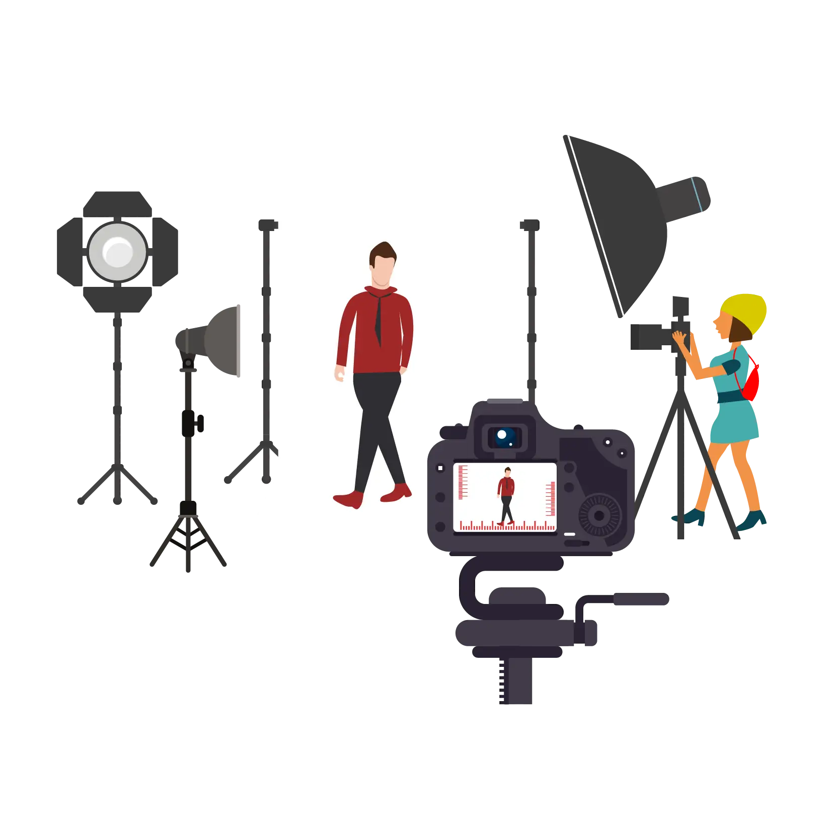 Professional Photo Shoot Setup