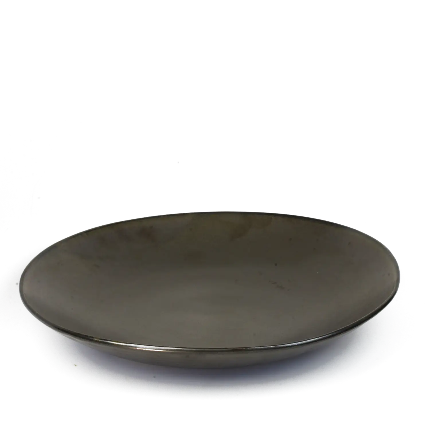 Empty Black Plate