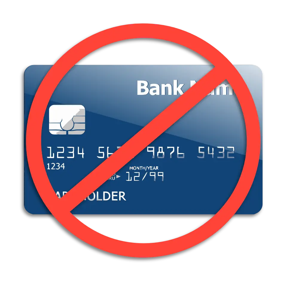 No Credit Card Icon