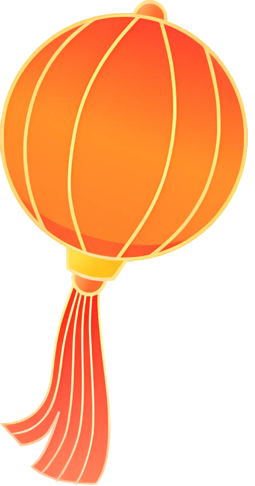 Traditional Chinese Orange Lantern