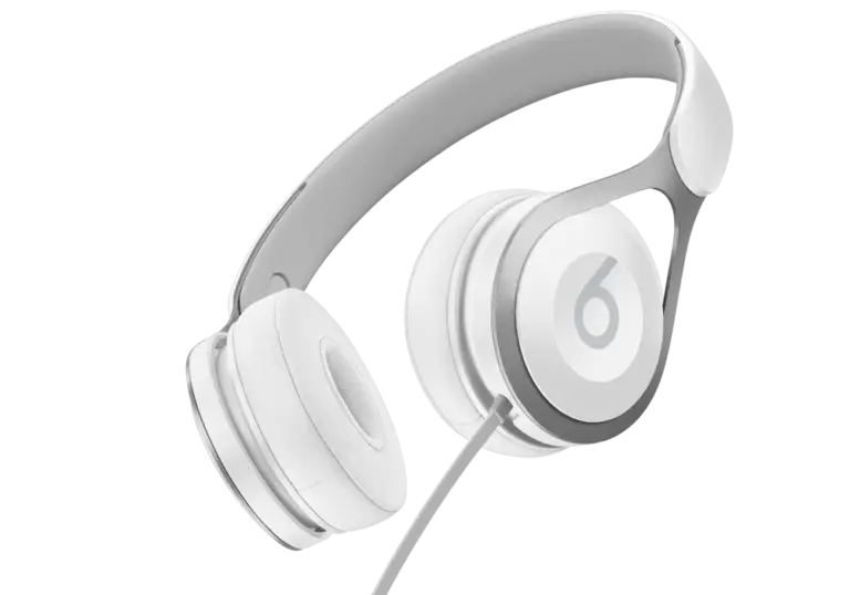 White Over-Ear Headphones with Cable