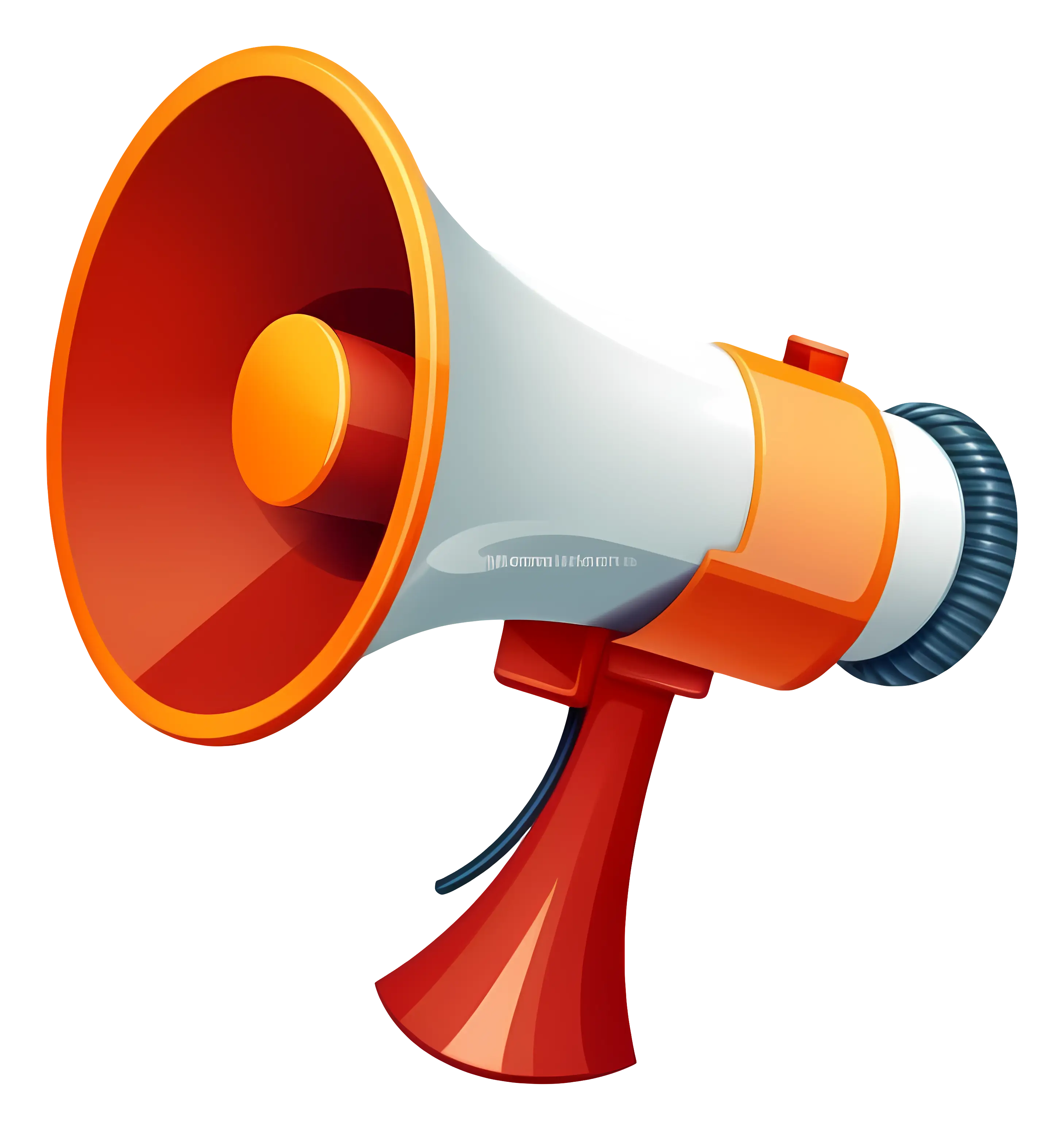 Bright Megaphone for Announcements