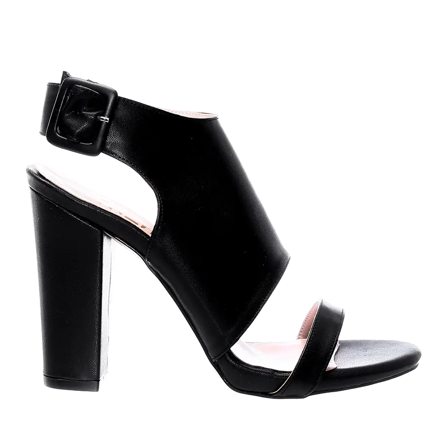 Elegant Black High Heel Sandal for Women